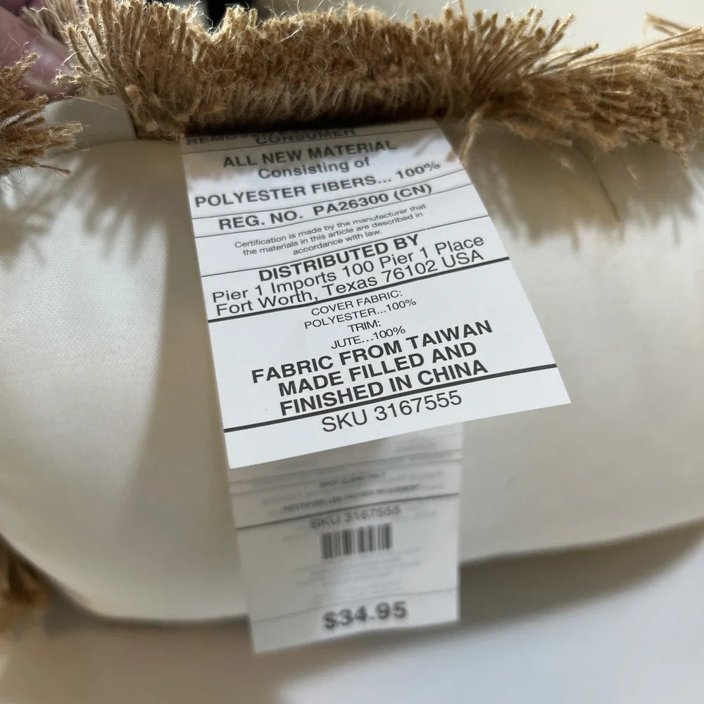 NWT‎ Tommy Bahama Rectangular Indoor/outdoor Pillow With Cocktail Happy Hour